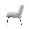 Beau Grey Velvet Lounge Chair