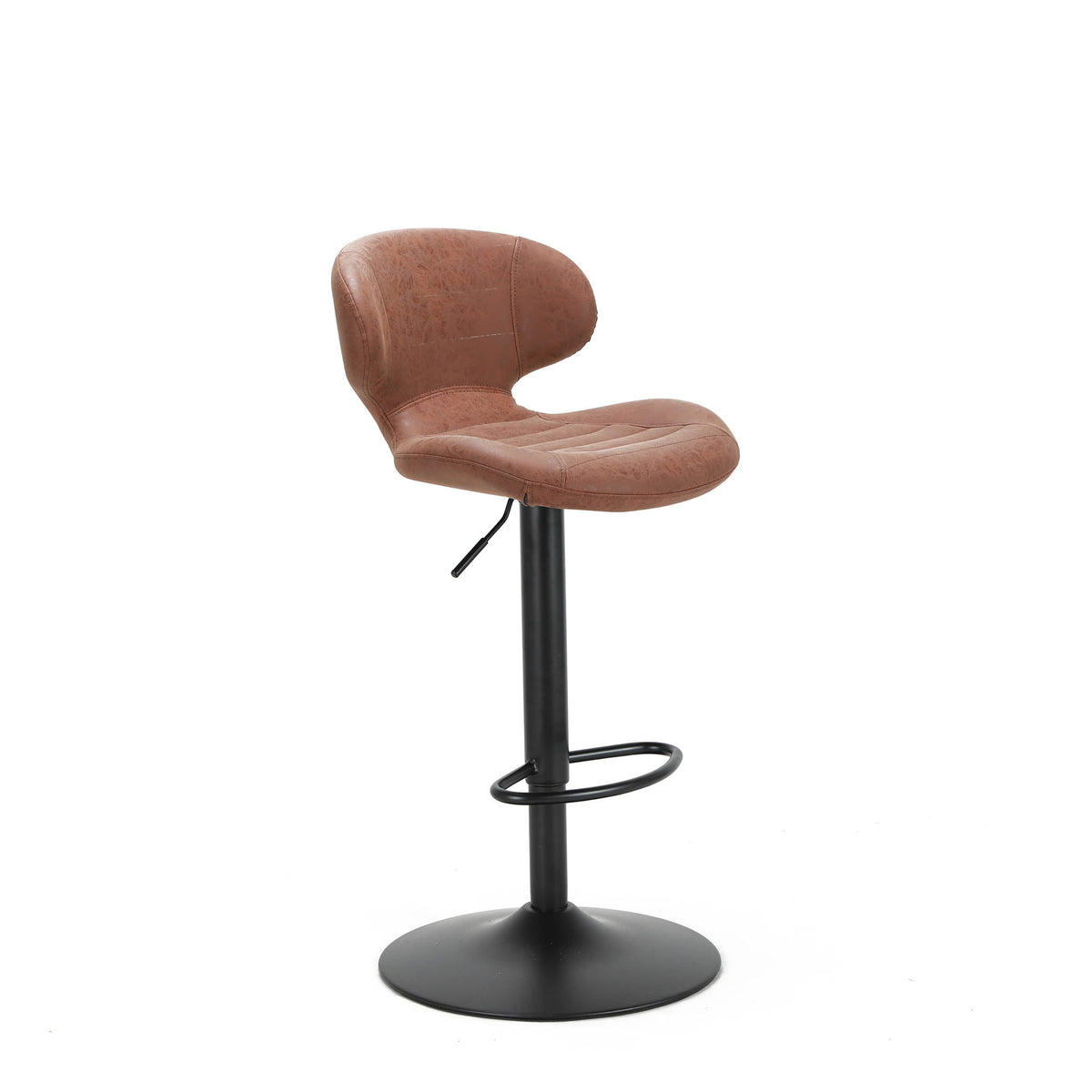 Mendez Tan Faux Leather Kitchen Breakfast Bar Stool from Roseland Furniture