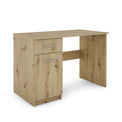 Nero Artisan Oak Effect Modern Office Desk