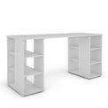 Fletcher White Work from Home Office Storage Desk from Roseland