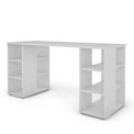 Fletcher White Work from Home Office Storage Desk