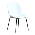 Katrina Whtie Contemporary Dining Chair from Roseland Furniture