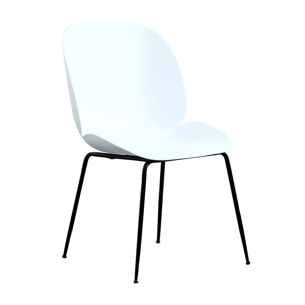 Katrina Whtie Contemporary Dining Chair from Roseland Furniture