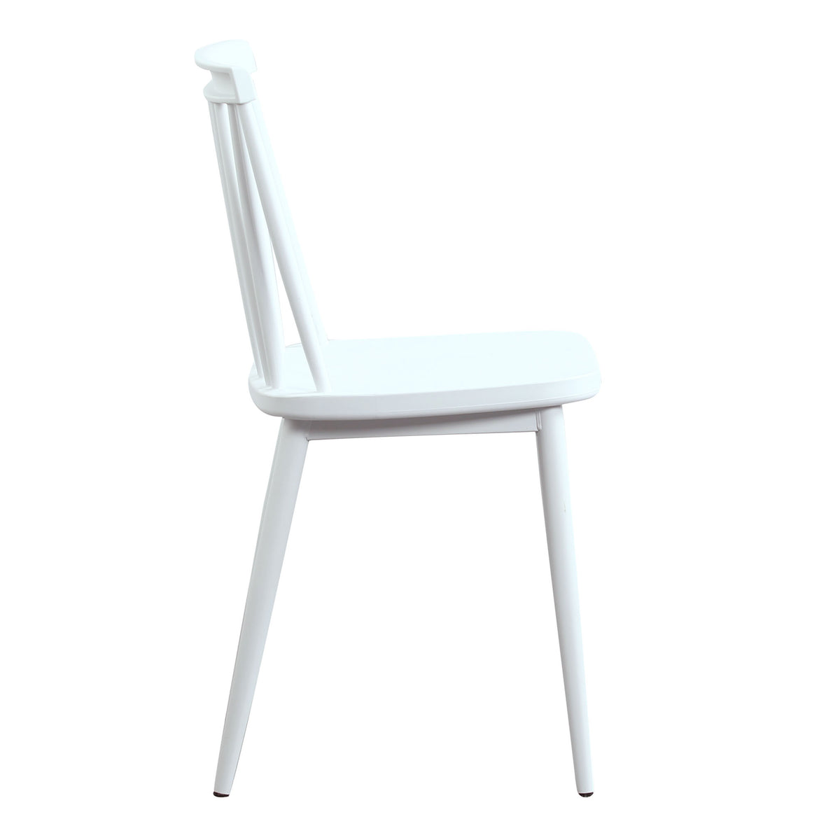 Hector White Spindle Back Classic Dining Chair