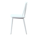 Hector White Spindle Back Classic Dining Chair