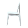 Garrett White Easy Clean Dining Chair
