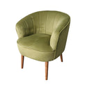 Hester Green Padded Velvet vanity chair