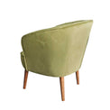 Hester Green Padded Velvet occasional chair