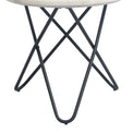 Heston White Marble Side Table