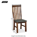 Dimensions - Ladock Dining Chair
