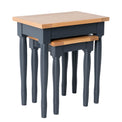 Chichester Charcoal Black Nest of Tables from Roseland Furniture