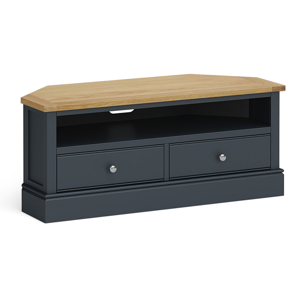 Chichester Corner TV Stand - Charcoal