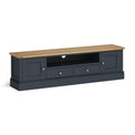 Chichester 180cm TV Stand in Charcoal by Roseland Furniture