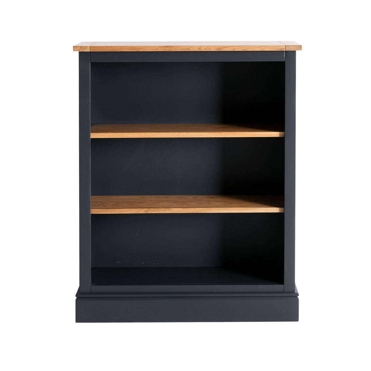 Chichester Charcoal Low Bookcase from Roseland Furniture