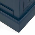 Chichester Extra Large Sideboard in Stiffkey Blue - Close up of plinth on base of sidebaord