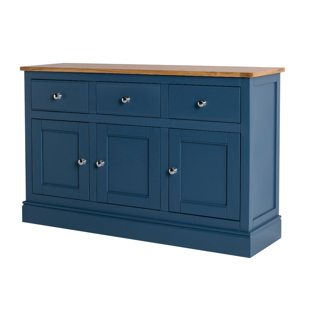 Chichester Stiffkey Blue Large Sideboard by Roseland Furniture