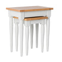 Chichester Ivory Cream Nest of Tables from Roseland Furniture