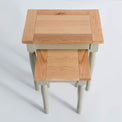 Top view of the Chichester Ledum Green Living Room Nested Side Tables