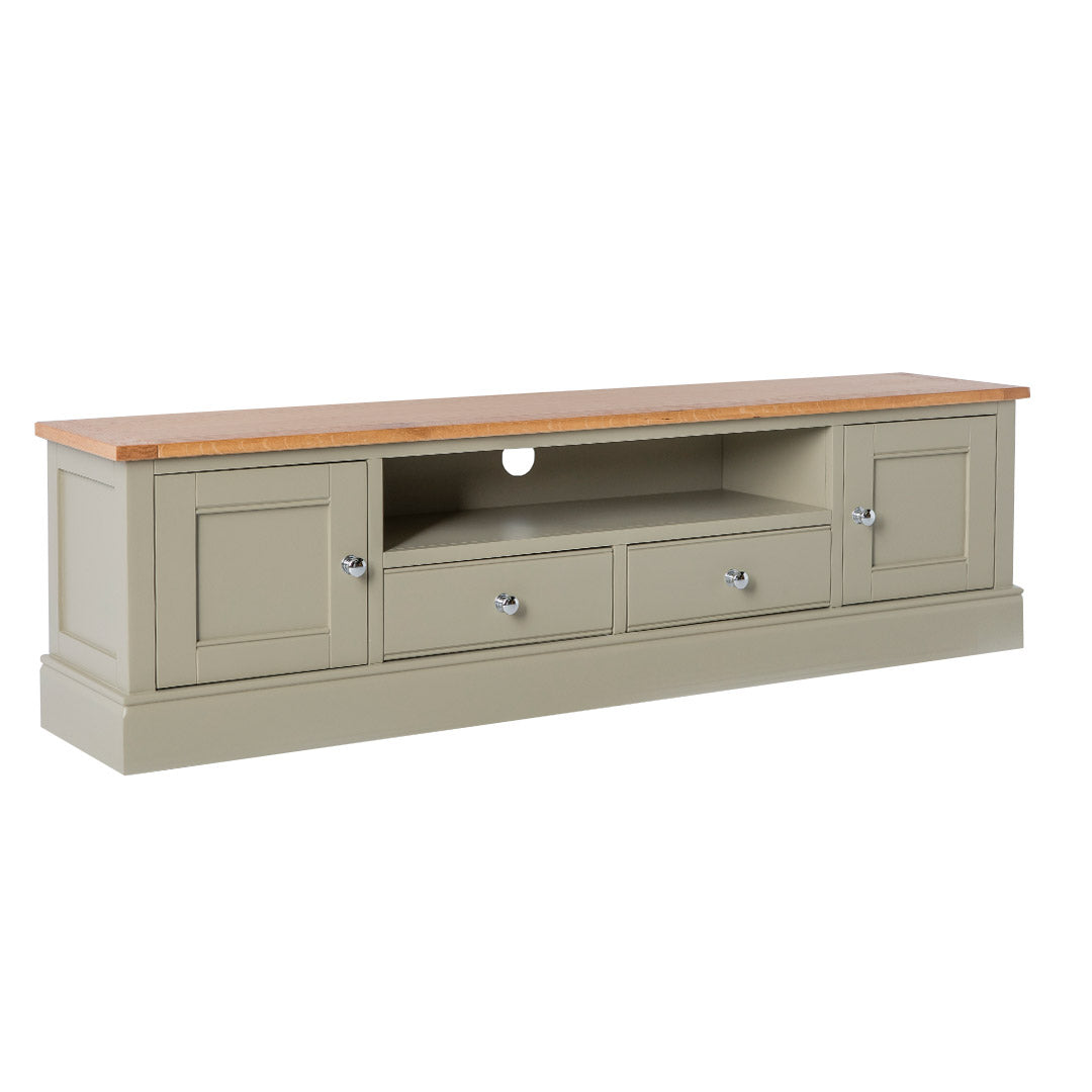 Chichester Ledum Green 180cm Extra Large TV Unit from Roseland Furniture
