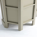 Rear view of the Chichester Ledum Green Corner Cupboard
