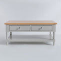 Front view of the Chichester Grey Coffee Table