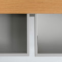 Open drawer top view on the Chichester Grey Coffee Table