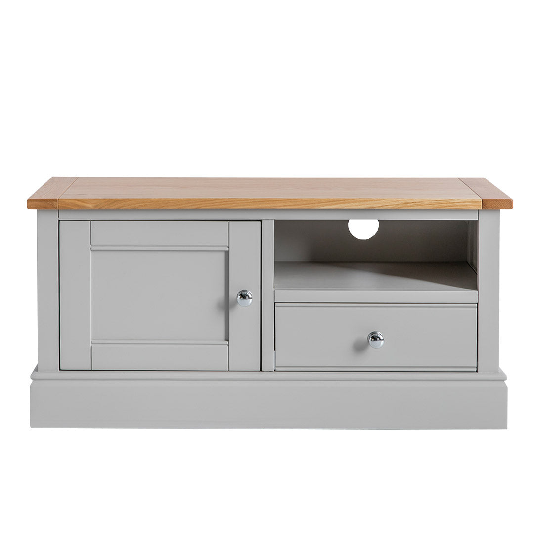 Chichester Grey Small TV Unit from Roseland Furniture