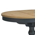 Chichester Round Extending Dining Table - Close up of edge and table top of table