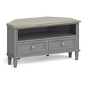 Mulsanne Grey Corner TV Stand with Drawers