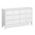 Chester White 6 Drawer Chest of Drawers By Roseland Furniture