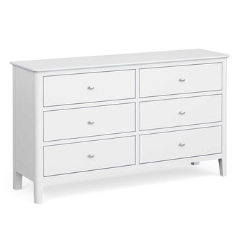 Chester White 6 Drawer Chest of Drawers