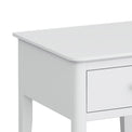 Chester White Lamp Side Table - Close up of top