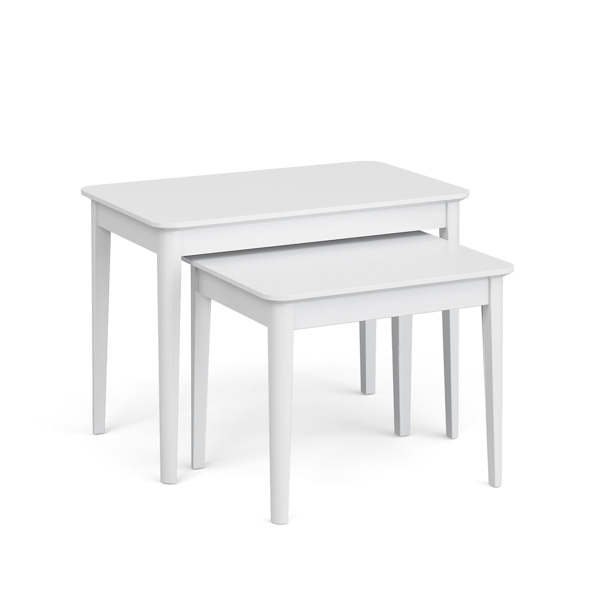 Chester White Nest of Tables by Roseland Furniture