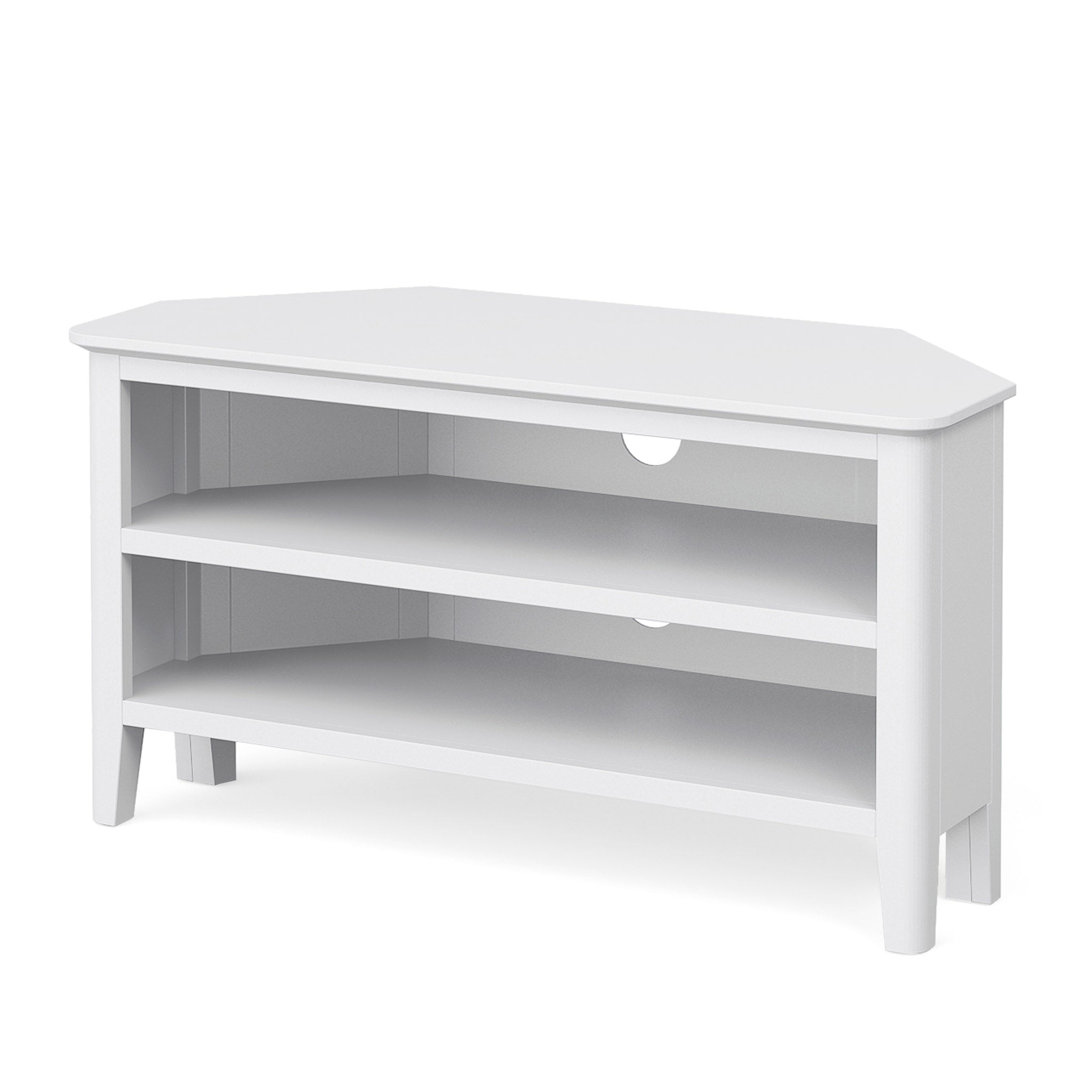 White corner tv unit discount