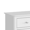 Chester White Mini Sideboard - Close up of top
