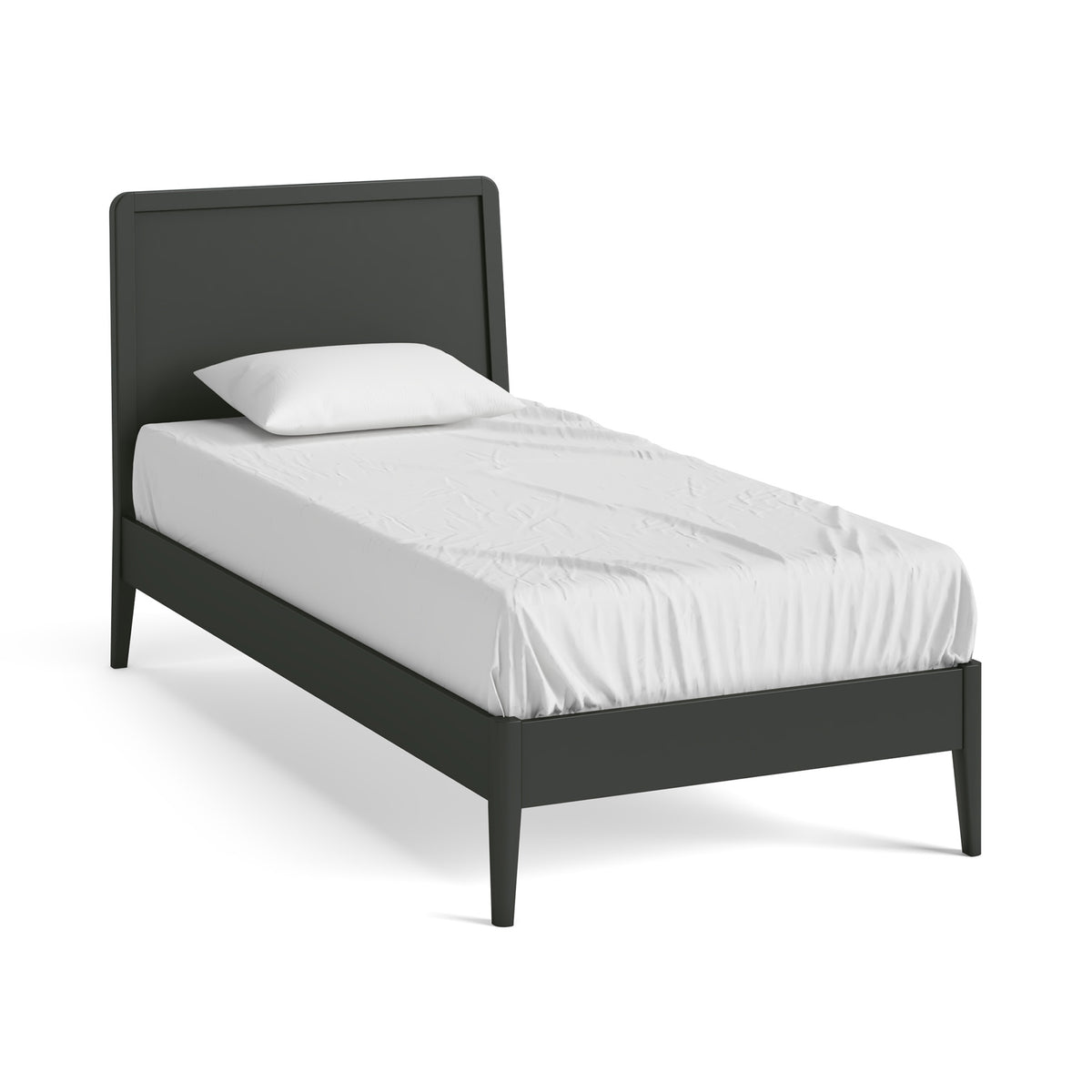Dumbarton Charcoal Grey 3ft Single Bed Frame from Roseland Furniture