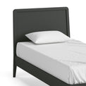 Dumbarton Charcoal Grey 3ft Single Bed Frame - Close up of Headboard 