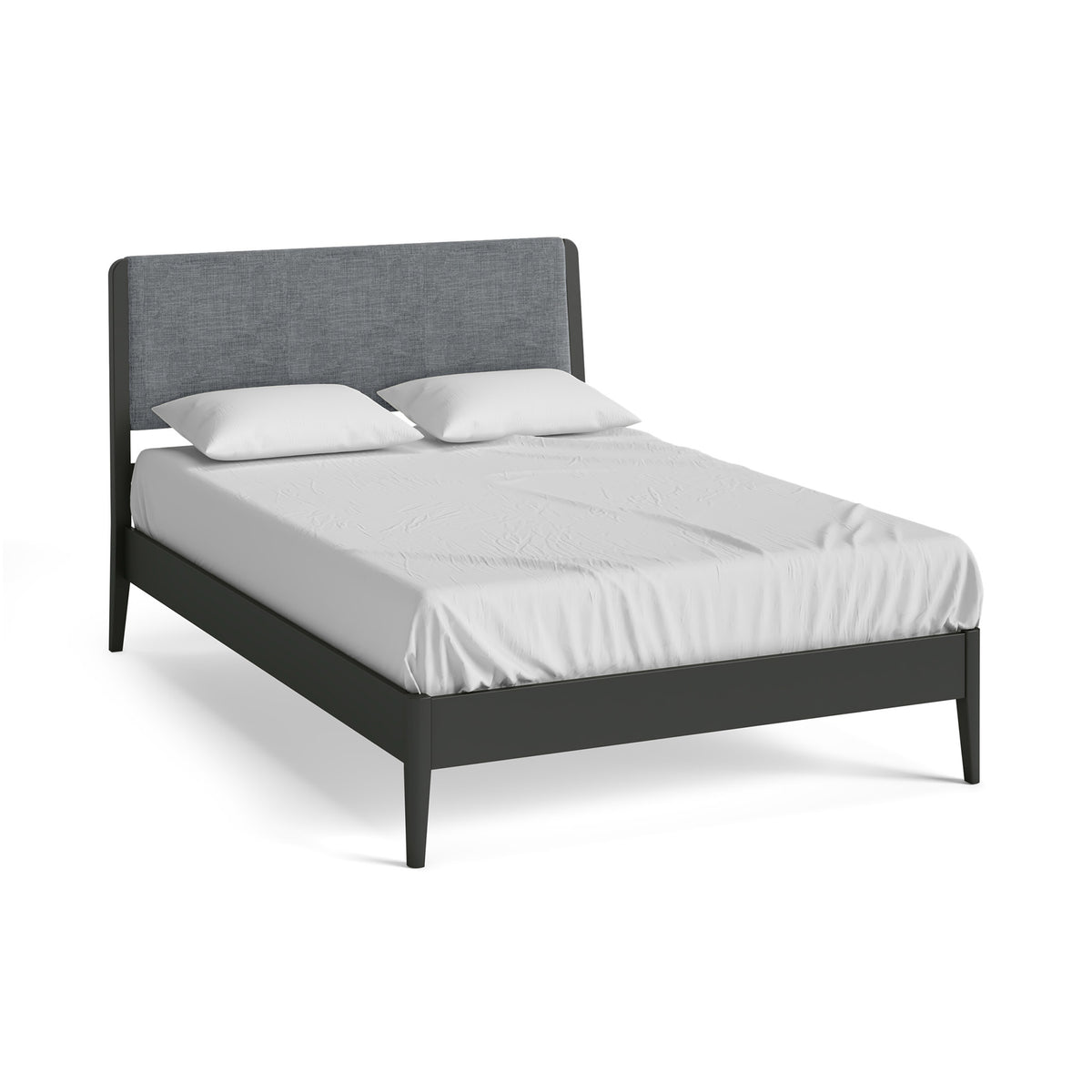 Dumbarton Charcoal Grey 4ft6 Double Bed Frame from Roseland Furniture