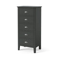 Dumbarton Charcoal Grey Slim Tallboy