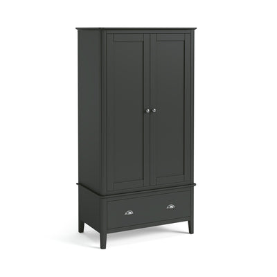 Dumbarton Charcoal Double Wardrobe