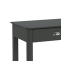 Dumbarton Charcoal Home Office Desk - Close up of top