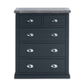 Bristol Charcoal 2 Over 3 Chest of Drawers