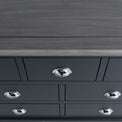 Bristol Charcoal 3 Over 4 Chest of Drawers - top down view