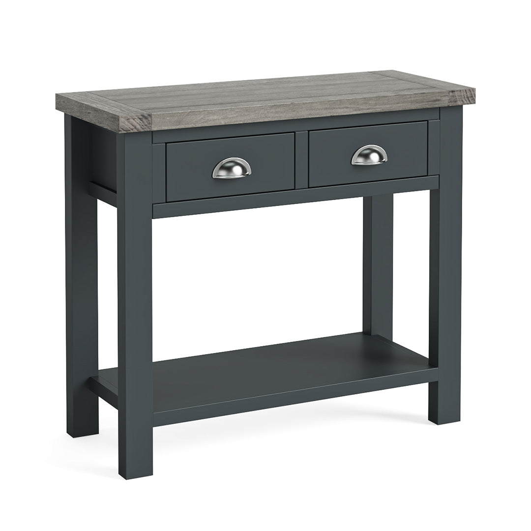Bristol Charcoal Console Table by Roseland Furniture