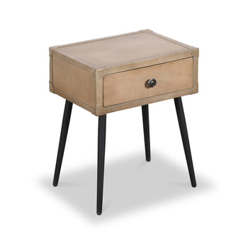 Sarelle Leather Side Table