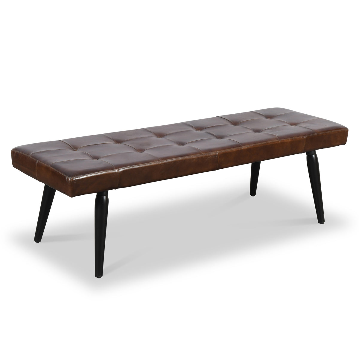 Ramsley Leather 150cm Bench from Roseland