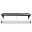 Riana Leather 160cm Bench from Roseland