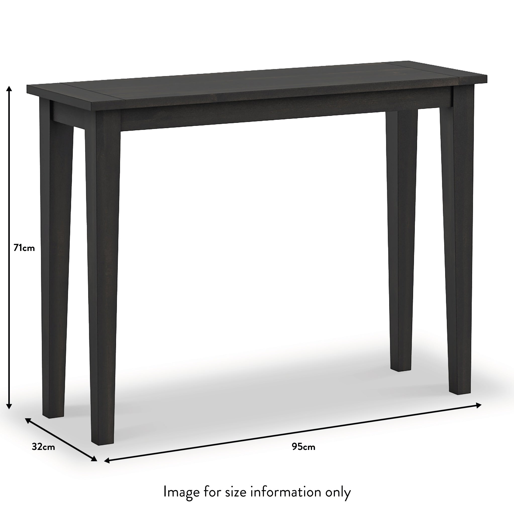 Acacia sofa table discount