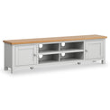 Farrow Grey 180cm Extra Wide TV Stand from Roseland Furniture