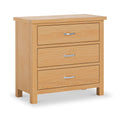 London Oak 3 Drawer Chest from Roseland Furniture